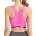 thumbnail image 4 of VFRGHD Bras For Women Front Zip Sports Bras High Supportive Workout Yoga Running Tank Top Breathable Comfort Bralette Fitness Activewear Soft Tshirt Bras, 4 of 4