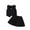 Black, variant on Afdoent Girl Outfits Girls Summer Outfits Toddler V Neck Vest Top With Pleated Skirt Set Casual Playwear For 1 2 3 Year Old Baby Comfortable Elastic Waist Classic 6-9 Months