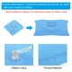 thumbnail image 3 of Uxcell Almohada Inflable, Almohada de Camping Ultraligera para Viajes de Senderismo, Paquete de 2 en Azul, 3 of 6