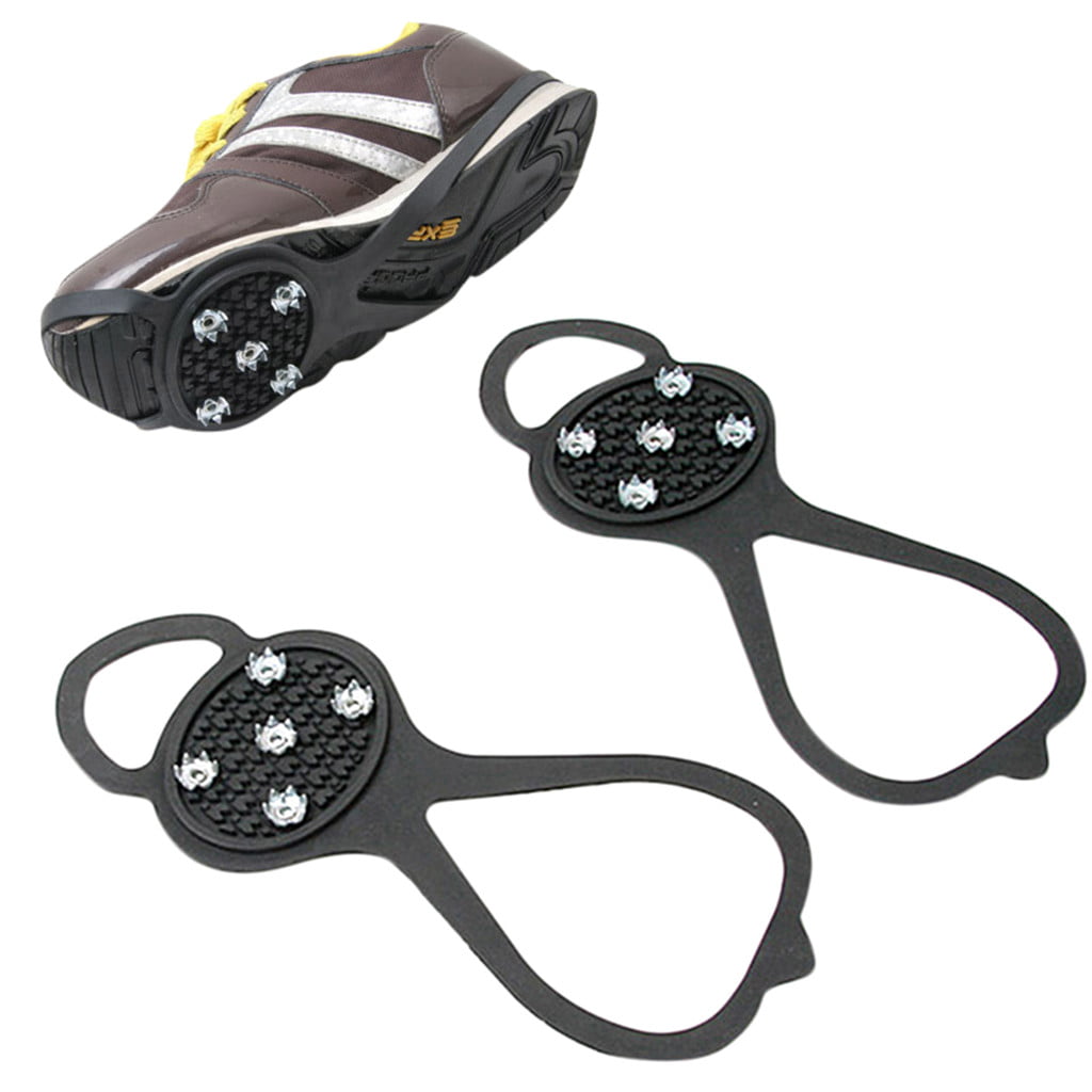 Details about   Universal Non-Slip Gripper Spikes Over Shoe Durable Cleats Good Elasticity Set 