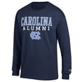 thumbnail image 2 of Men's Champion  Navy North Carolina Tar Heels Alumni Logo Stack Long Sleeve T-Shirt, 2 of 3