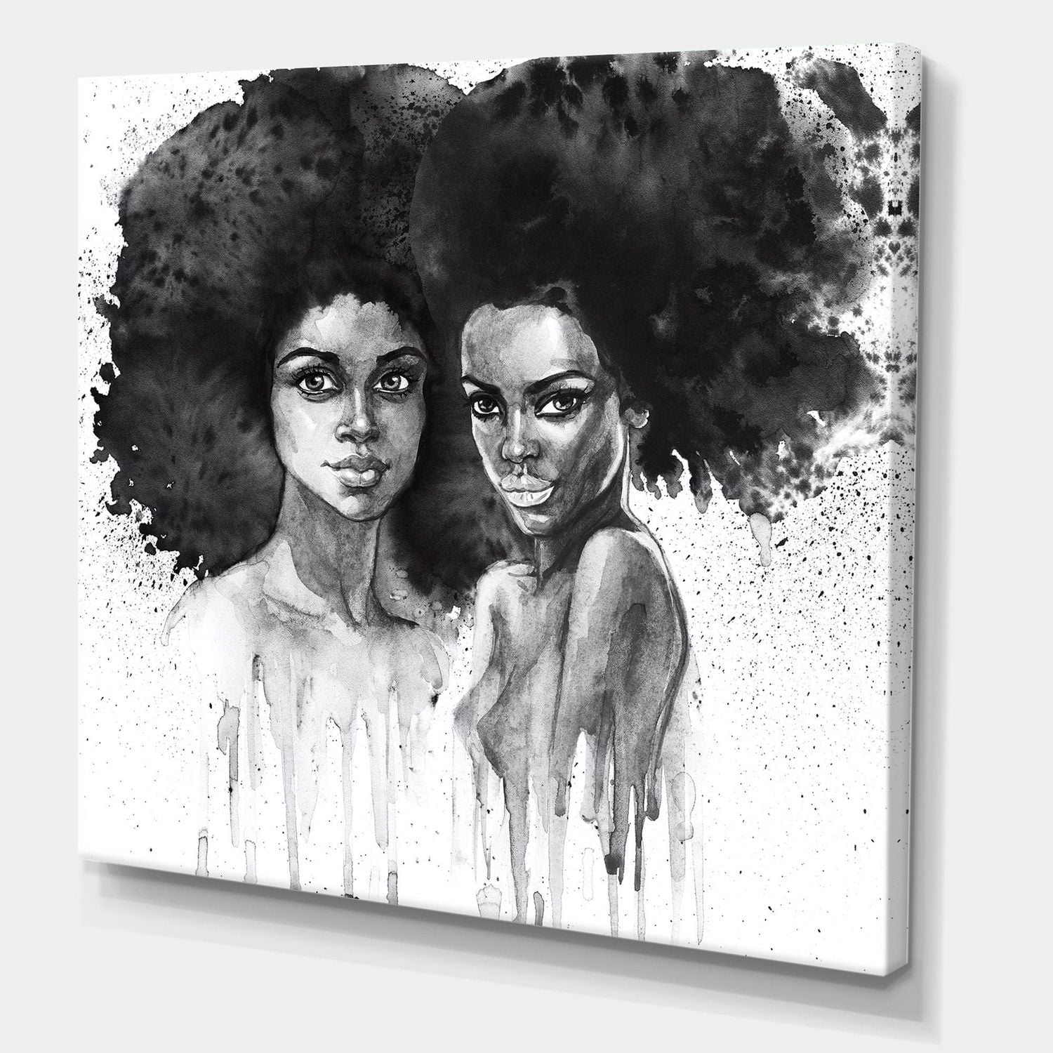 Designart Portrait de femme afro-américaine XI Art mural sur toile