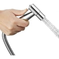 thumbnail image 3 of Handheld Bidet Sprayer, Brushed Stainless Steel Shower Set, Bathroom Cloth Diaper Cleaning Kit, Portable, 3 of 5