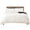 White, variant on MarCielo Cotton Duvet Cover Set 3 Piece 100% Washed Cotton Duvet Cover 1 Duvet Cover + 2 Pillowcases Pompom (Blue, King(104x90))