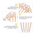thumbnail image 2 of EeaseCA 2pcs Wedding Hair Comb Clips Rhinestone Pearl Hair Piece Bride Hair Comb Accessories, 2 of 7