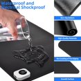 thumbnail image 2 of Heated Desk Pad Mouse Pad - Heated Desk Mat - Warm Desk Pad - 3 Levels Heating & 4 Hours Auto Shut-Off, PU Leather Mouse Pad - 31.5 x 13 inch(Dull Black), 2 of 6