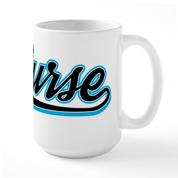 CafePress - Murse Baseball - 15 oz Ceramic Large White Novelty Mug
