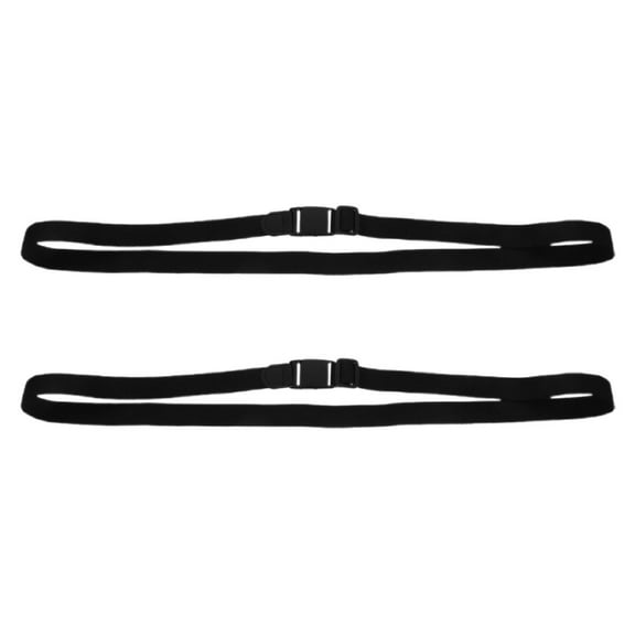 Raindrops 2Pcs Adjustable Non Slip Shirt Belts for Men Anti Wrinkle Black Shirt Stay Straps