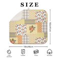 thumbnail image 4 of Pioneer Flower Floral Print Pattern Dish Drying Mat for Kitchen 1 Pack, Ultra Absorbent Microfiber Dishes Drainer Mats,16"x18", 4 of 6