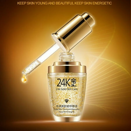 Moisturizing Whitening Fluid - 24K Gold Essence Day Cream Anti Wrinkle Face Moisturizing Anti Aging Collagen Whitening Firming Lift Skin Care 30ml