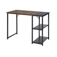 thumbnail image 3 of Escritorio con Repisa Inferior HOMEMAKE FURNITURE Industrial Color Madera y Negro 100 x 48 x 74cm, 3 of 4