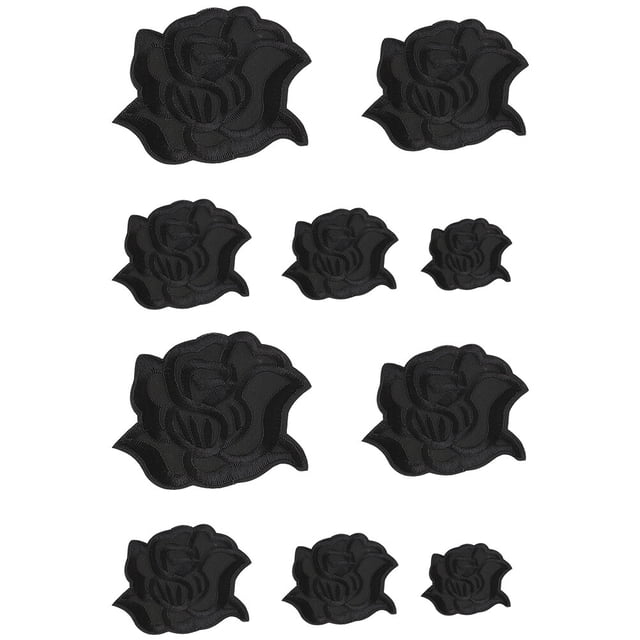 Weiweiguan 10Pcs Exquisite Clothes Patches Delicate Sew On Applique Clothing Bag Decoration