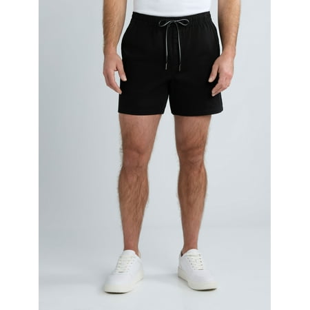 George Men's & Big Men's Pull On Shorts, 6" Inseam, Sizes S-2XL