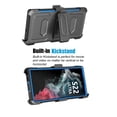 thumbnail image 3 of Njjex Phone Cases for Samsung Galaxy S22 Ultra 5G (2022) 6.8", [Buit-in Temerped Glass Screen Protector] Combo Holster Belt Clip [Heavy Duty] [Kickstand] Full-Body Rugged Holster Case (Blue), 3 of 9