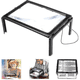 thumbnail image 1 of Lupa de lectura de página completa con luz LED, lupa tridimensional con soporte plegable, 1 of 5