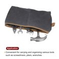 thumbnail image 6 of Tool Pouch Bag 31cm x 6cm x 17cm Oxford Organizer with Zipper, Grey, 6 of 6