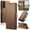Brown, variant on For Samsung Galaxy A37 A57 Case with Card Holder, Wallet Case for Women Men with RFID Blocking, Durable Leather Kickstand Magnetic Clasp Shockproof Phone Case