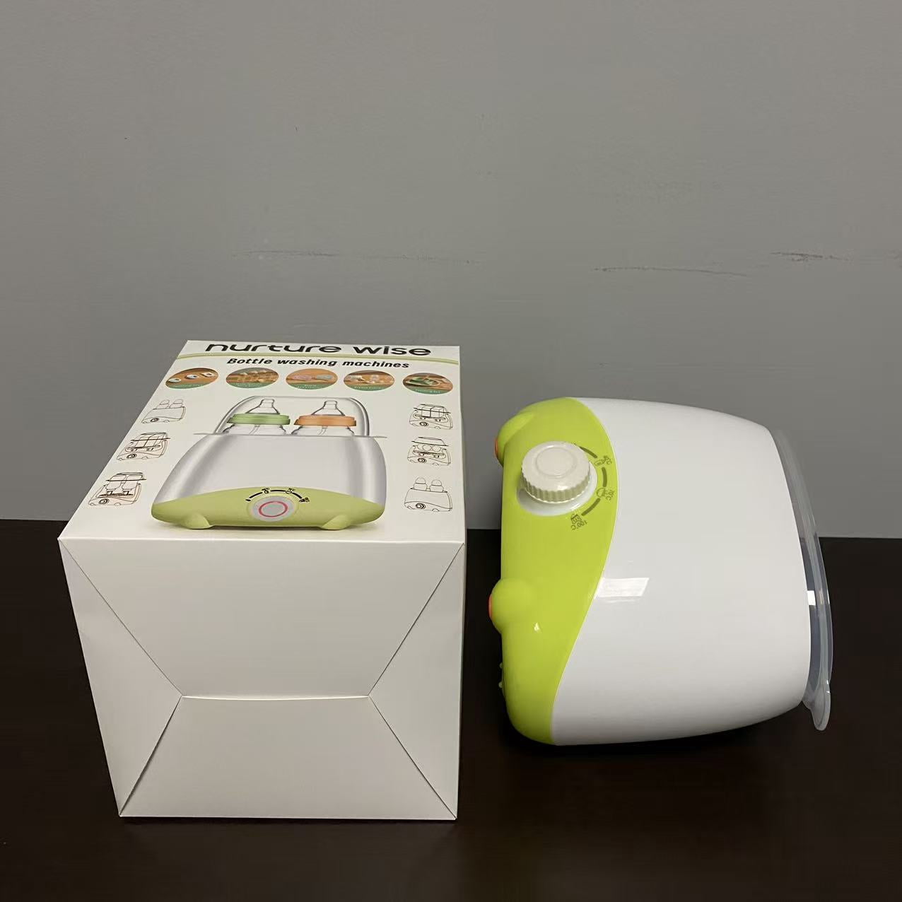 nurture wise Bottle washing machines, All-in-One Baby Bottle Washer and Sterilizer & Dryer, Cleaning Machine for Bottles, Pump Parts & Baby Essentials, Effortless Care, Replaces Hand Washing