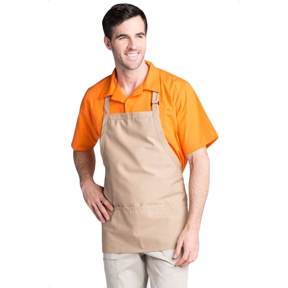 Uncommon Thread Unisex Adjustable 3-Pocket Bib Apron - 3011