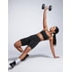 thumbnail image 3 of Sujetador deportivo CRZ YOGA Butterbreeze con cuello redondo para mujer, negro S, 3 of 5