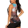 thumbnail image 3 of Fotbe fairy-tale-world-with-delicious-candy Blusas Sin Mangas para Mujer – Estilo Casual, Corte Suelto, Slim-Fit, Cuello Redondo Deportivo, Tops de Verano para Gimnasio y Yoga-XX-Large, 3 of 7