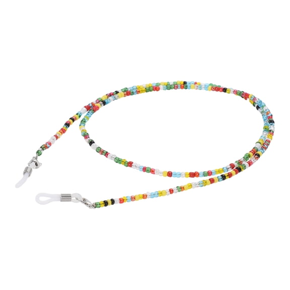 Unique Bargains 1 Pc Eyeglass Chain Glasses Chain Beaded Pattern 75cm L Yellow
