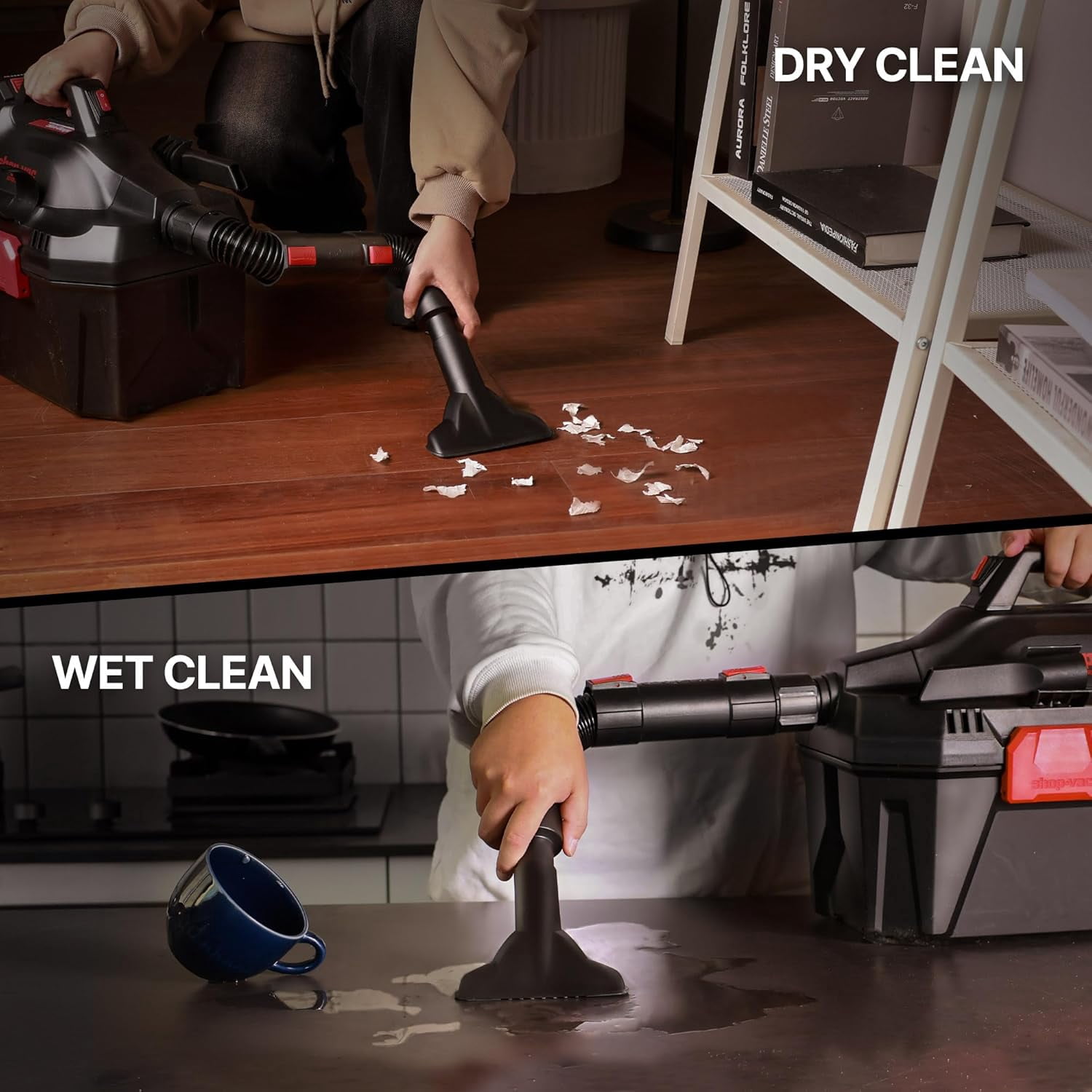 Shop-Vac 2-Gallon 20V Cordless Wet Dry Vacuum with Detachable Blower