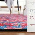 thumbnail image 5 of SAFAVIEH Tucson Lennart Oriental Machine Washable Area Rug, Navy/Red, 10' x 14', 5 of 9