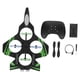 thumbnail image 5 of Avión RC de espuma, avión de control remoto, fácil de controlar, juguete volador para exteriores, regalo Verde, 5 of 9
