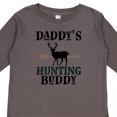 thumbnail image 4 of Inktastic Daddy Hunting Buddy Bow Hunter Boys Long Sleeve Toddler T-Shirt, 4 of 5