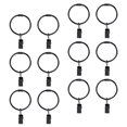 thumbnail image 2 of Shisuyan 24pcs Multi-functional Curtain Clips Iron Curtain Rings with Clips Curtain Hooks, 2 of 9