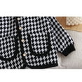 thumbnail image 6 of oqasdz Girls Jackets Children Toddler Spring Fall Girls Small Fragrance Style Boys Plaid New Open Front Clothing Top Coat Outwear Size 2 Y-3 Y, 6 of 7