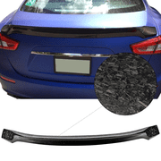 Ikon Motorsports Trunk Spoiler Wing Compatible with 14-23 Maserati Ghibli ASPEC Style Rear Rear Wing Carbon Fiber 2014 2015 2016 2017 2018 2019