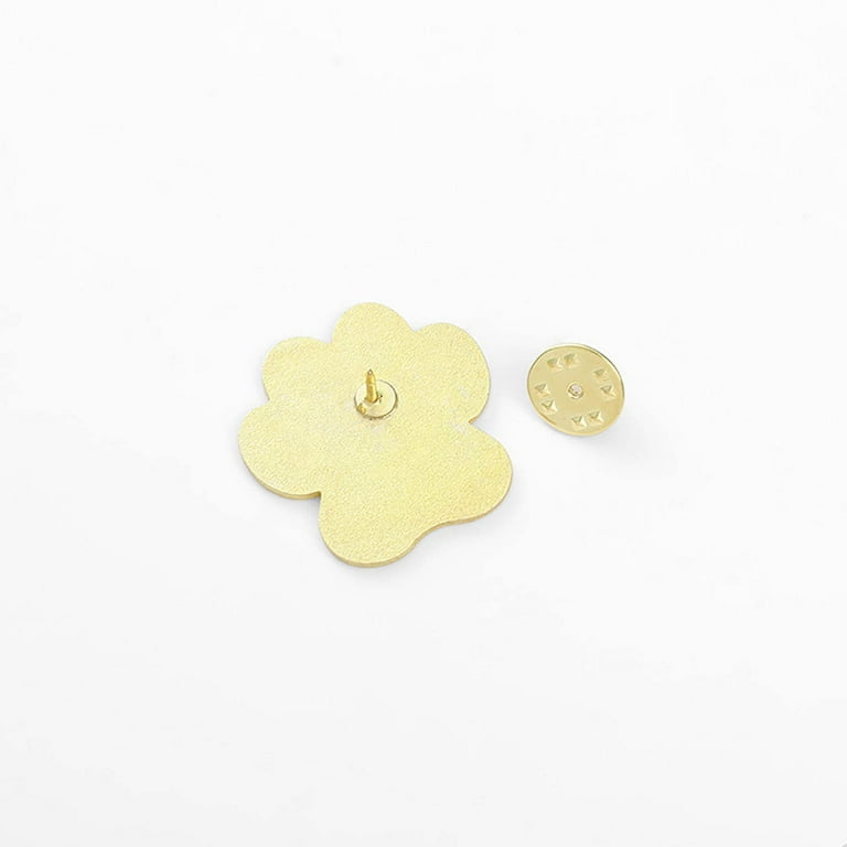 ZILEFSILK 5 Pcs Cute Flower Enamel Pins Set for Jackets Backpack