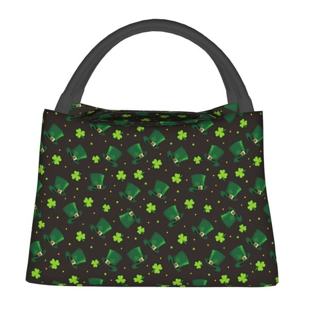 Fotbe St. Patrick's Day8 Bolsa Térmica Portátil con Estampado, Bolsa de Entrega de Alimentos Aislada, Bolsa Reutilizable de Gran Capacidad para Comidas y Supermercado
