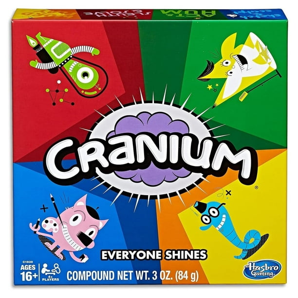 Juego de mesa Hasbro Gaming Cranium con 600 tarjetas y accesorios