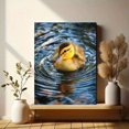 thumbnail image 6 of Cute Swimming Duckling Animal Canvas Print Nursery Home Decor, 6 of 8