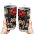 thumbnail image 3 of Taza de café Travel Tumbler Oasisdream de acero inoxidable de 600 ml, 3 of 6