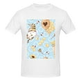 thumbnail image 4 of Bingfone Cute Gnome Bee Collects Honey Men'S Loose Fit Short-Sleeve Pocket T-Shirt, 4 of 7