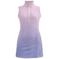 thumbnail image 2 of Shadoumai Kids Half Zip Tennis Dress Sleeveless Lightweight Golf Outfit for School Sports, Outdoor Activities,Athletic Tennis Girls Dress 5T, 2 of 5