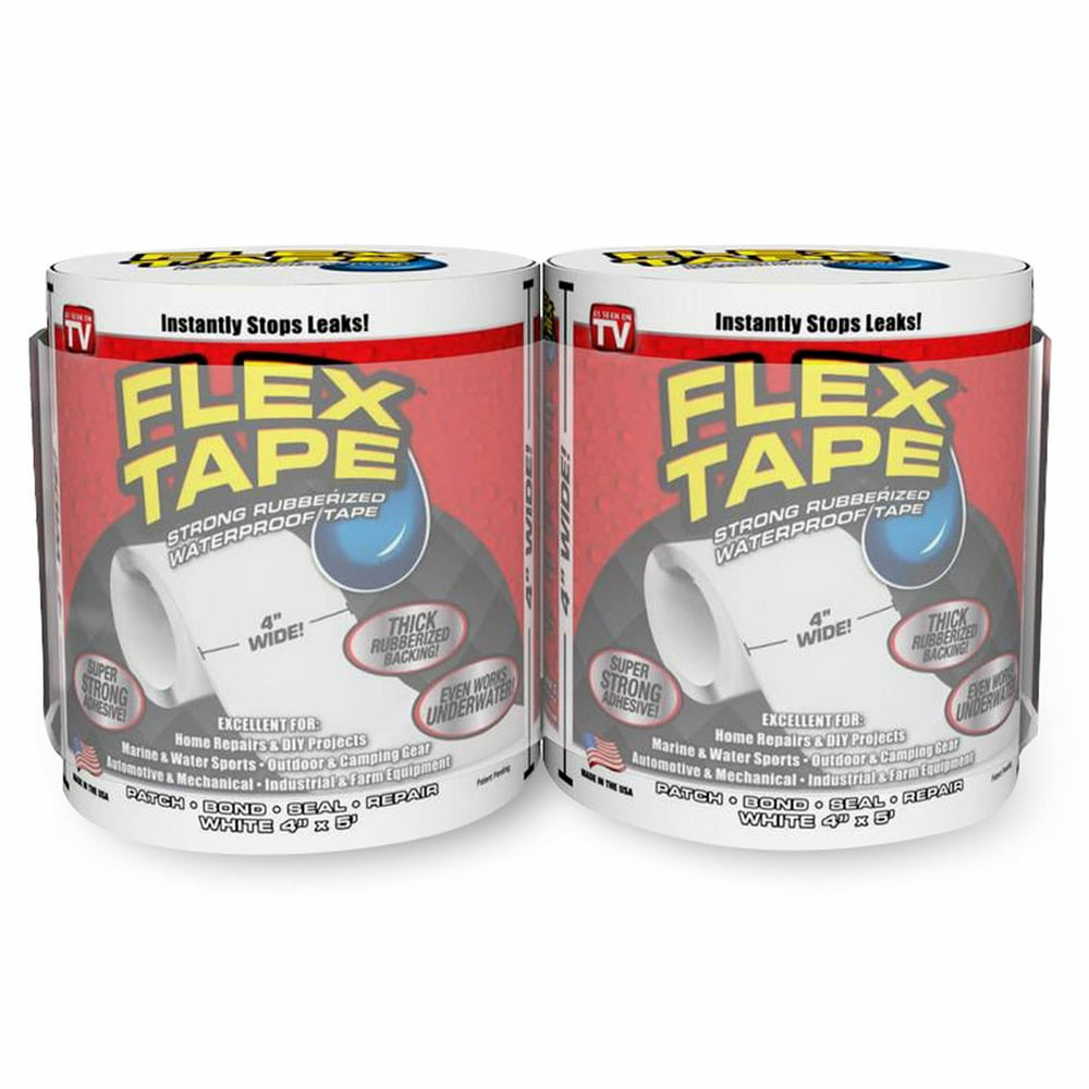 Flex Seal 4" Flex Tape, 2 pk. White