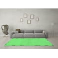 thumbnail image 3 of Ahgly Company Indoor Rectangle Abstract Emerald Green Modern Area Rugs, 2' x 3', 3 of 4