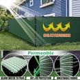 thumbnail image 4 of LITA Green Privacy Fence Screen 6 x 200 ft Outdoor Shade Mesh Cloth for Garden Backyard with Straps, 4 of 7