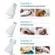 thumbnail image 3 of ZHAOCHENG Kit de aseo para perros cortaúñas, bajo nivel de ruido, eléctrico silencioso, recargable, inalámbrico, juego de cortapelos gruesos para mascotas, adecuado para perros, gatos y otras mascotas, 3 of 5