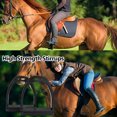 thumbnail image 3 of 2 piezas de altura profesional de cabalgadores de montura de montura conveniente estribos de desgaste resistentes, 3 of 5