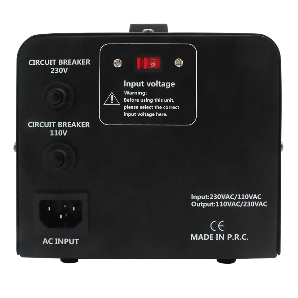 LVYUAN 3000 Watts Peak Voltage Converter Transformer Step Up/Down 110V to 220V / 220V to 110V Circuit Breaker Protection