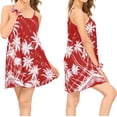 thumbnail image 2 of HAPPY BAY Women's Spaghetti Strap Nightgown Slip Dress 00 Crimson-AC57, 2 of 4
