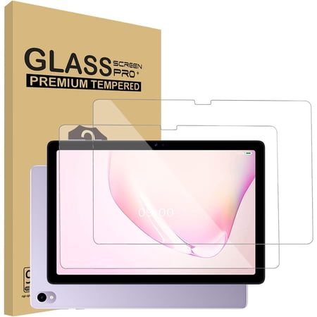 zukof 2 Pack Tempered Glass Screen Protector for Onn 10 Inch Tablet 2024 Model, Tempered Glass Scratch Resistance Case Friendly 9H hardness Screen Saver