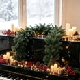 thumbnail image 6 of Ltvvegg 6 ft Faux Snow Pine Christmas Garland, Realistic Snow Pine Artificial Hanging Garland for Wedding Backdrop Arch Christmas Wall Mantel Fireplace Holiday Party Decorations, 6 of 6