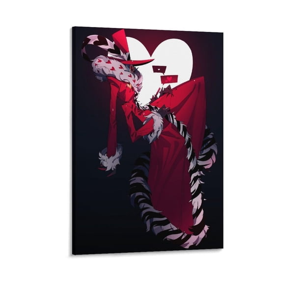 Hazbin Hotel Poster Valentino Canvas Wall Art Poster Decorative Bedroom Modern Home Print Picture Artworks Posters 16x24inch(40x60cm)